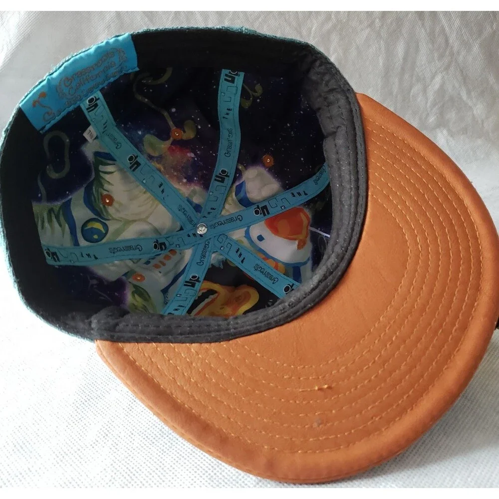 GRASSROOTS California Teal Fitted Hat Size 7 3/8